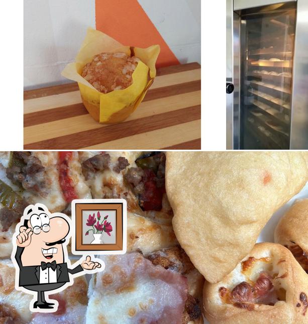 Questa è la immagine che mostra la interni e cibo di Il Forno Senza Glutine di Fabrizio