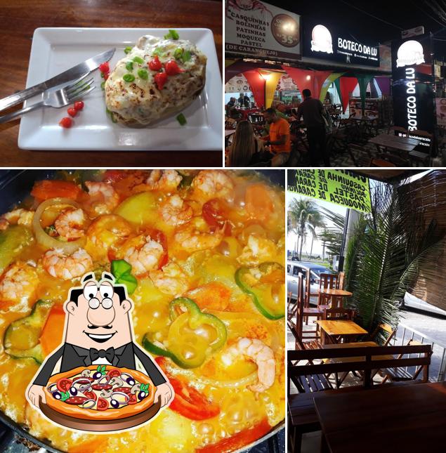 Escolha pizza no Boteco Da Lu Aracaju