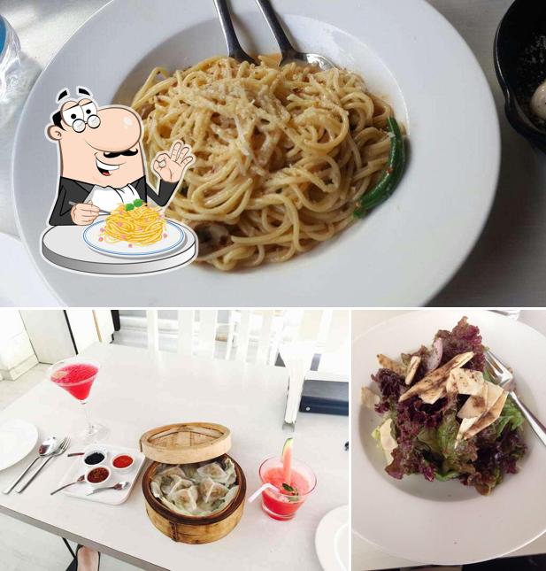 Spaghetti carbonara at Brie
