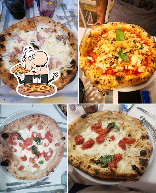 Ordina tra le molte varianti di pizza