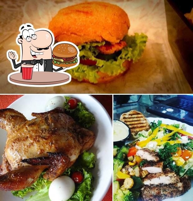 Order a burger at Healthylicious Kitchen