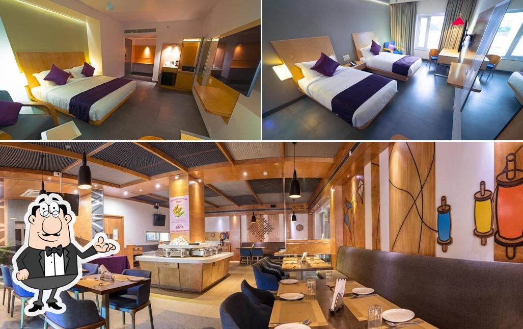 The interior of Hotel Aira