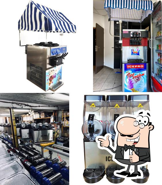 ICE PRO Machine à glaces italienne, Machine à Granita , fournitures de produits et location