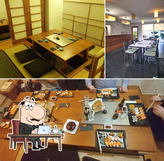 Dai un'occhiata agli interni di MIYABI Japonska restavracija & apartments