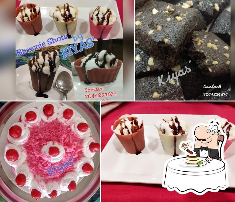 Kiyas' provides a range of sweet dishes