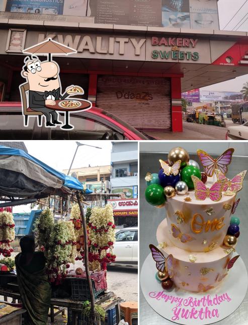 Kwality Bakery & sweets is distinguished by exterior and food