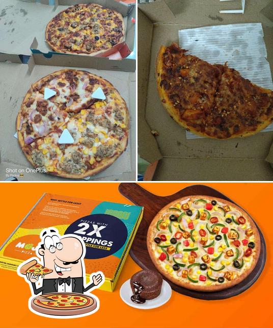 Pick various kinds of pizza