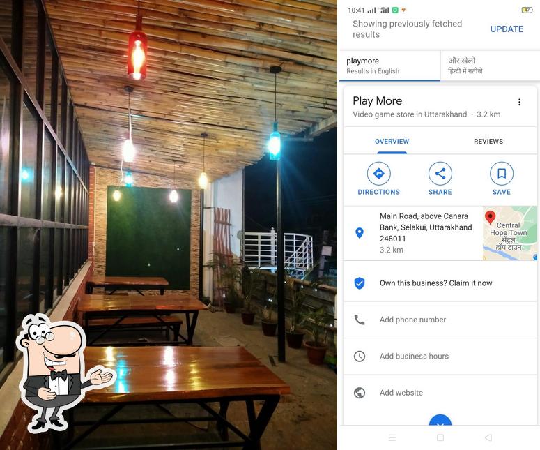 See the pic of Play More Cafe