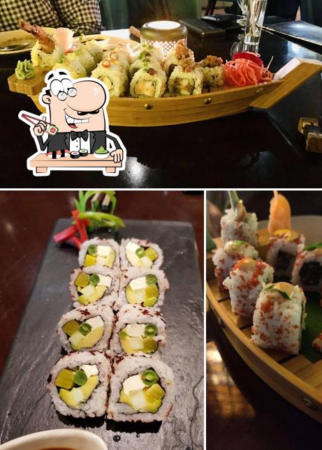 At Ziu Restaurant, you can order sushi