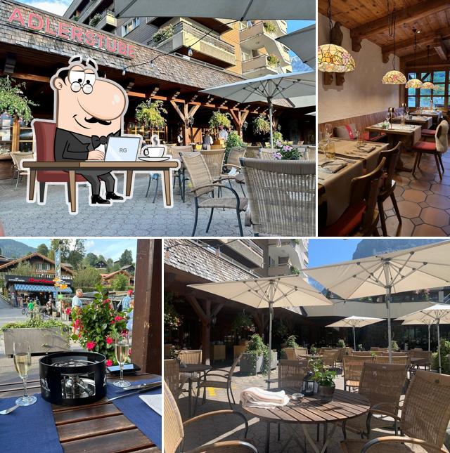 Siediti a un tavolo di Restaurant Adlerstube