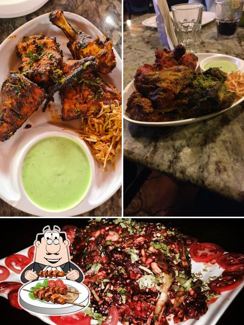 Food at Charcoal BBQ Restaurant