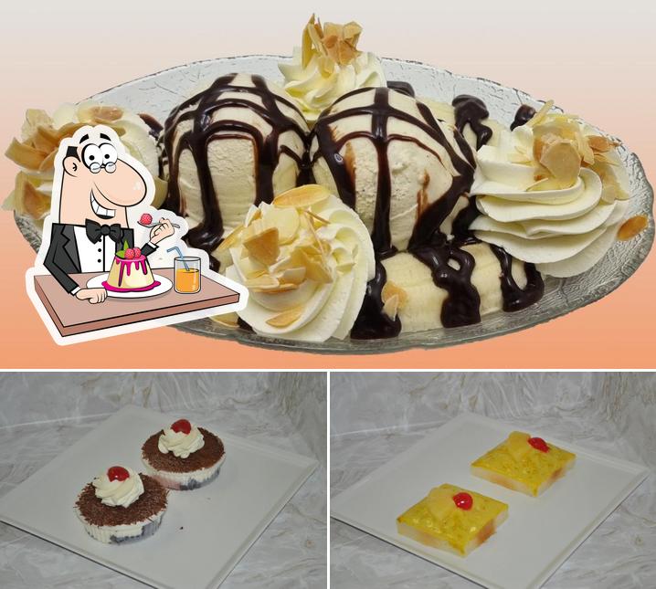Restaurant Metropol propone un'ampia gamma di dolci