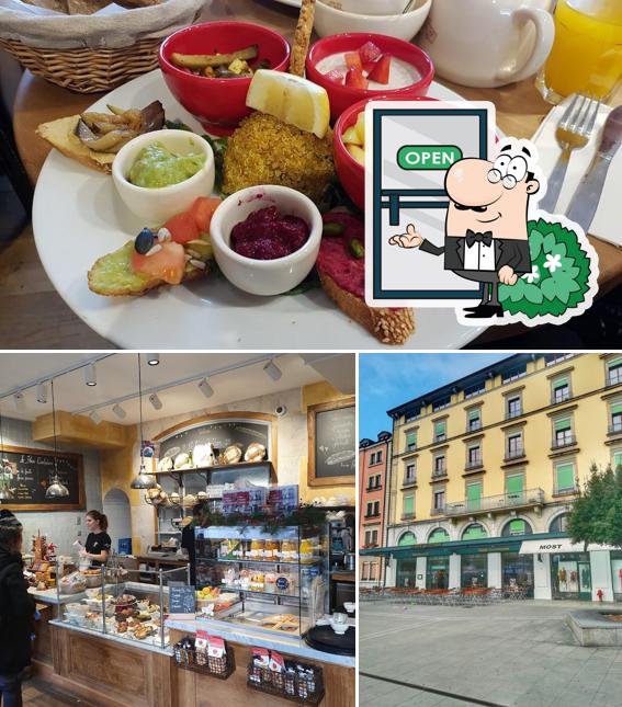 Guarda la immagine che raffigura la esterno e cibo di Le Pain Quotidien