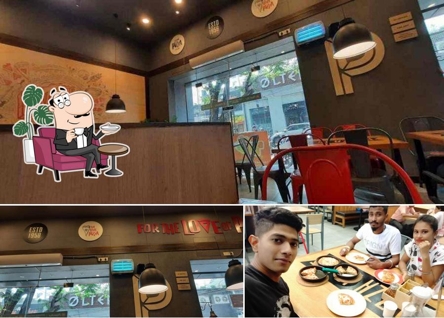 The interior of Pizza Hut Uttarpara, Kolkata