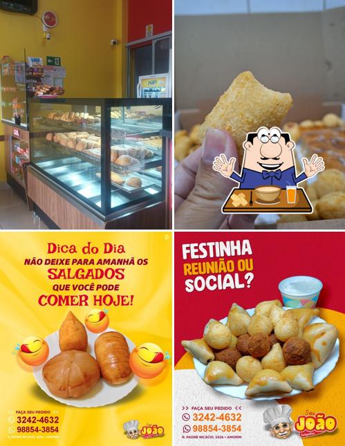 Comida em Seu João Salgados