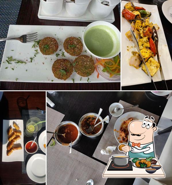 Falafel at GLASS HOUSE on the Greens