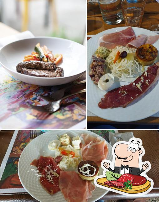 Carpaccio di manzo al Osteria Cominelli