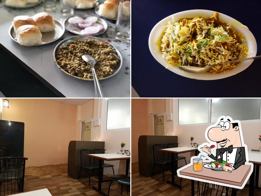The restaurant's food and interior