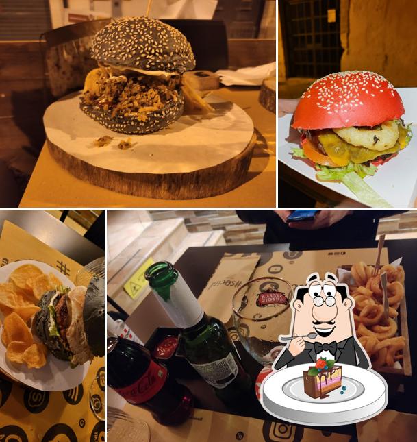 Torta al cioccolato al Social - Hamburgeria