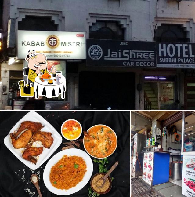 Take a look at the picture showing food and beverage at The Kabab King