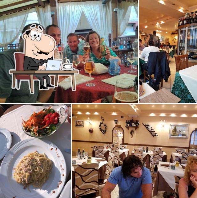 Gli interni di Murano Trattoria Valmarana