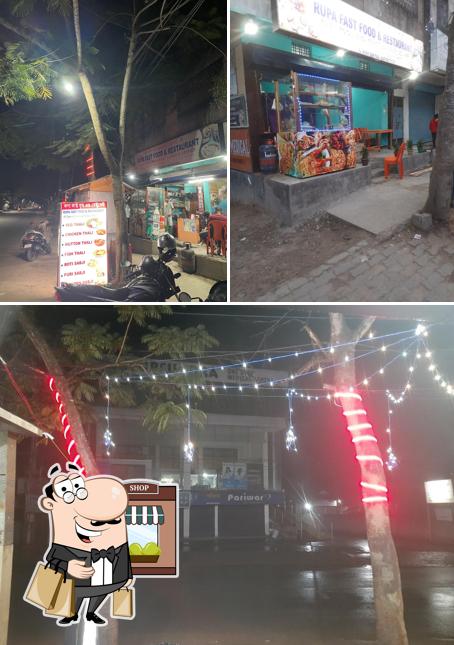 The exterior of Rupa Fast Food And Restaurant