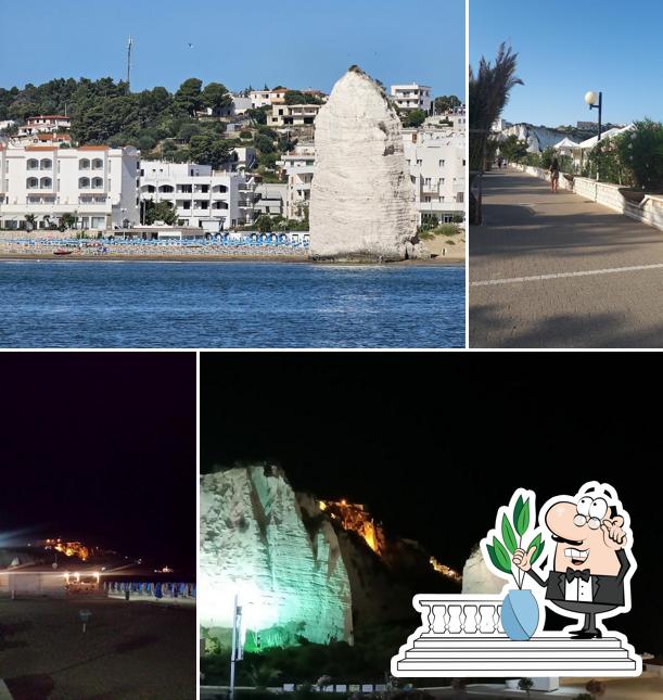 Goditi la vista dall'area esterna di Bikini Hotel