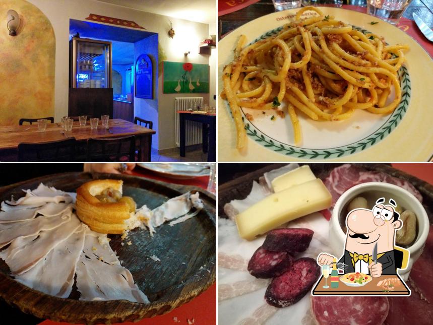 Platti al Osteria dell'Oca