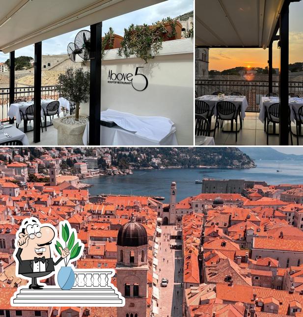Gli esterni di Above 5 Rooftop Restaurant