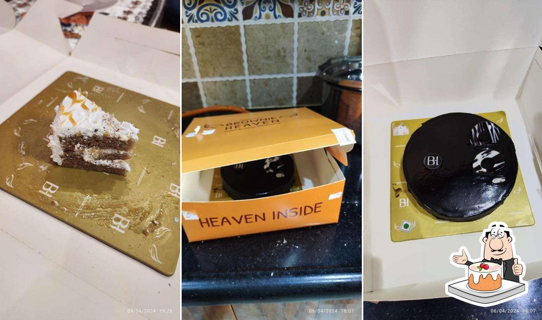 Carrot cake at Brownie Heaven BSR Mall