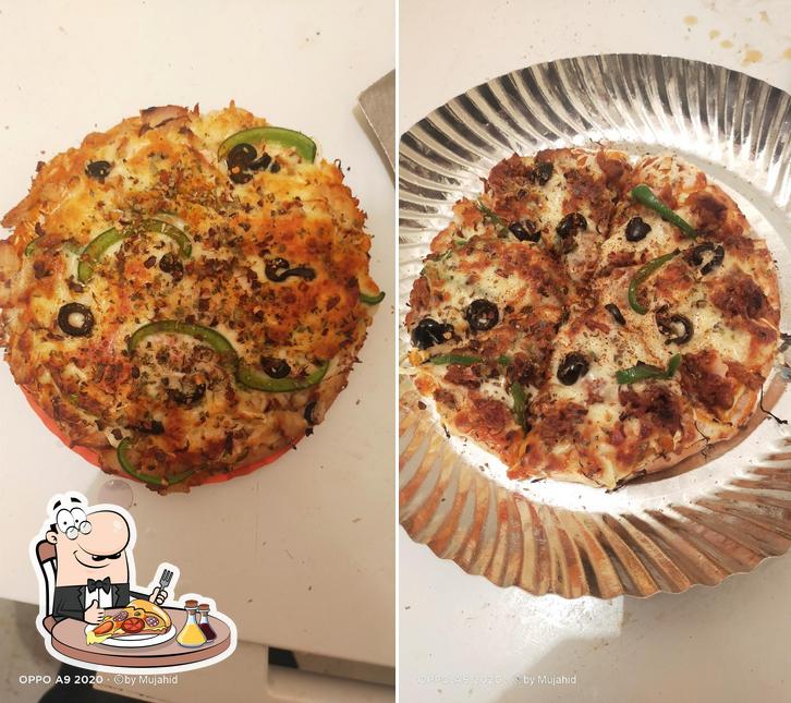 Get pizza at JD'S ROYAL CAFE