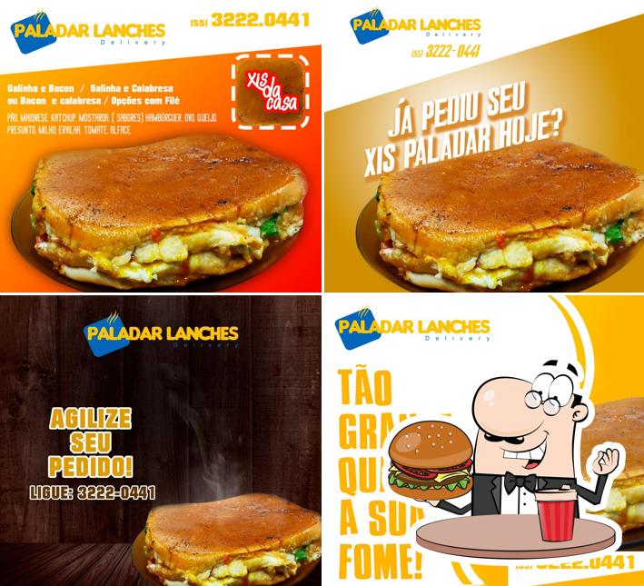 Peça um hambúrguer no PALADAR LANCHES DELIVERY