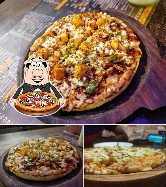 Pick different types of pizza
