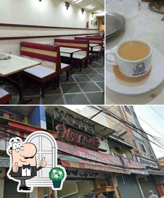The restaurant's exterior and beverage