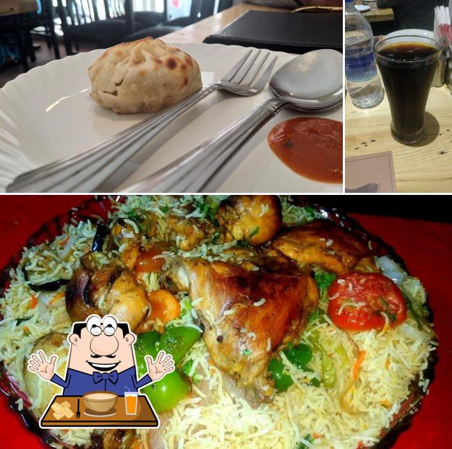 The restaurant's food and beer