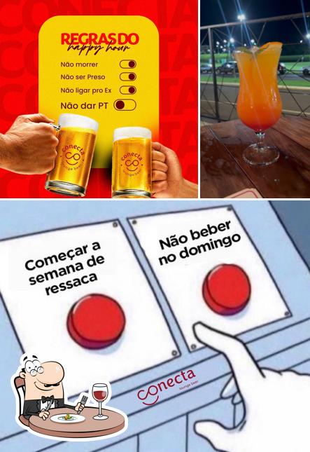 Comida em CONECTA LOUNGE