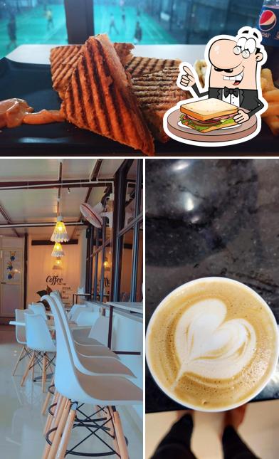 Grilled cheese sandwich at Deltin Cafe