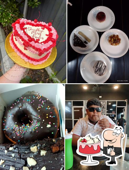 Red velvet cake at Eva Bakes & Cafe