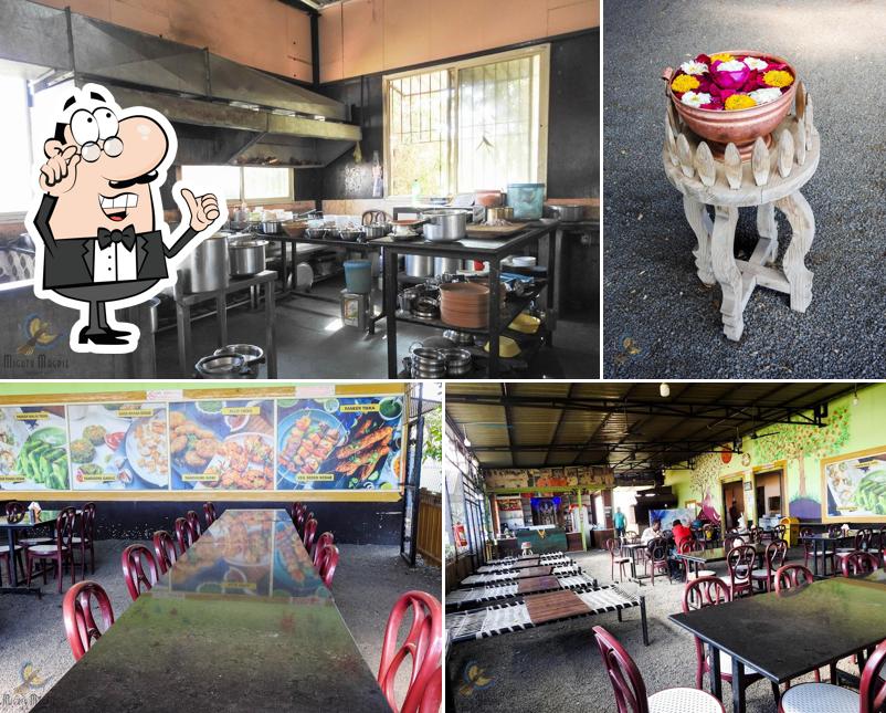 The interior of Hotel Shivshakti Pure Veg Family Garden