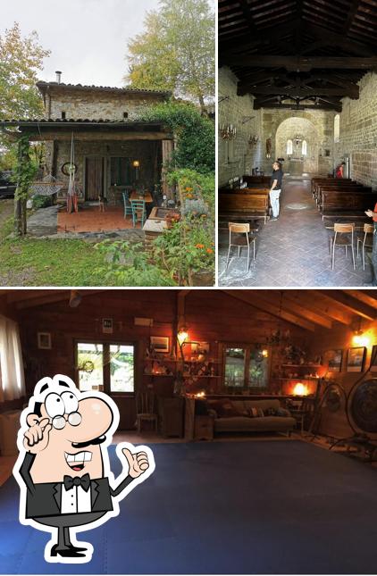 Gli interni di Osteria Namaste
