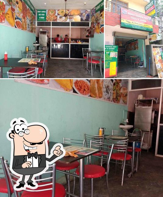 The interior of Rohit Chinese Fast Food & Dhaba
