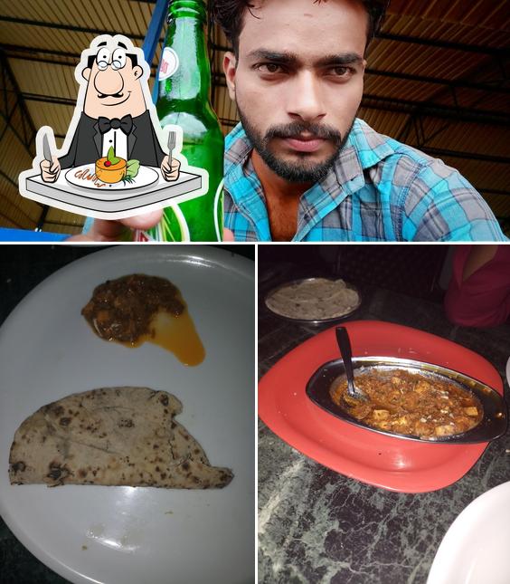The picture of food and beer at Jai Veer Tej Rajasthani Hotel