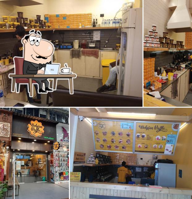 Check out how The Belgian Waffle Co looks inside