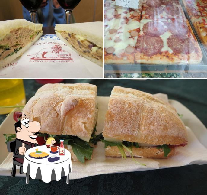 Ordina un hamburger a Bar Ai Nomboli/Cicchetti Panini