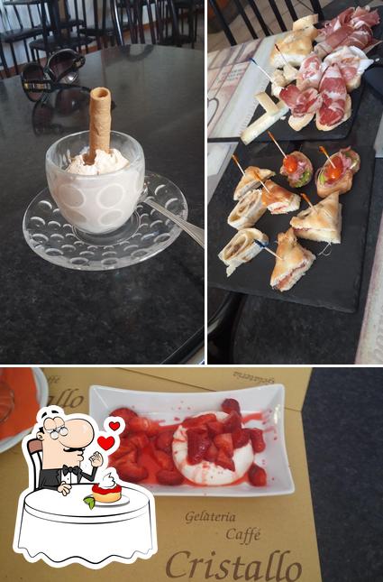 Bar Cristallo serve un'ampia varietà di dolci