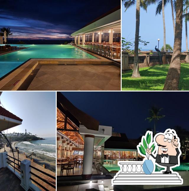 The exterior of The Leela Kovalam, a Raviz Hotel