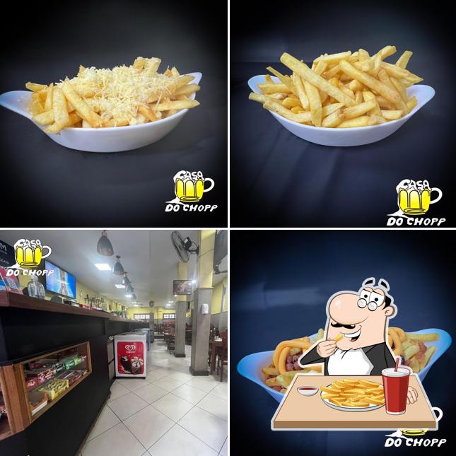 Batata frita em Casa do Chopp Restaurante e Pizzaria