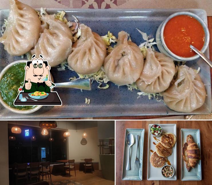 The image of food and interior at Fabindia Experience Center, Alwarpet