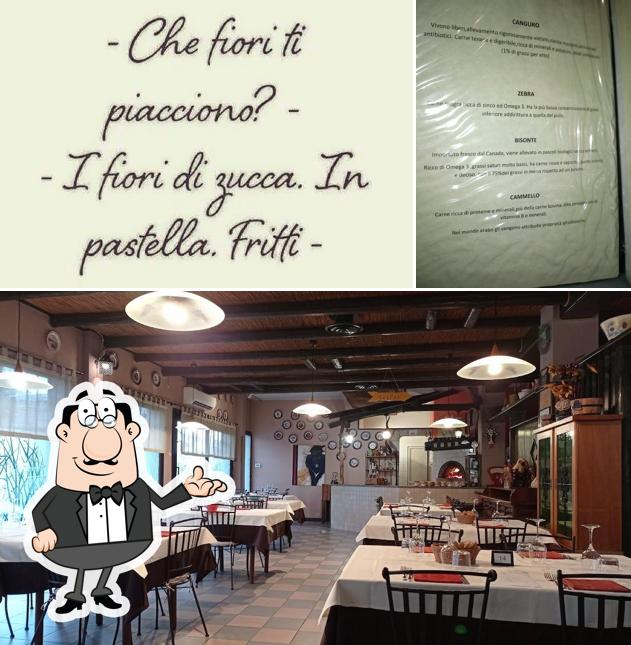 Gli interni di Antica Osteria Romana