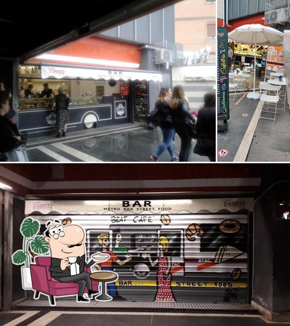 Gli interni di Bar Metro Bar Street Food